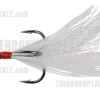 Owner Tournament Trailer Feathered Treble Hooks