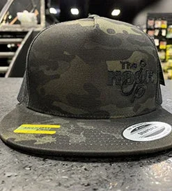The Hook Up Tackle Multicamo Logo Snapback Hat Hats