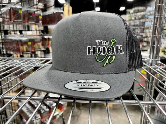 The Hook Up Tackle Classic Logo Trucker Hat 3 The Hook Up Tackle Classic Logo Trucker Hat