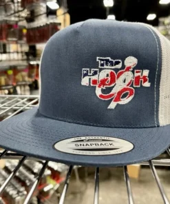 The Hook Up Tackle Hats Flag Logo Trucker Hat