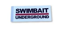 Swimbait Underground Logo Lockup Stickers
