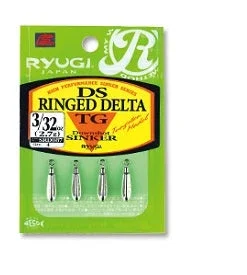 Ryugi DS Ringed Delta TG Sinker Dropshot Weights
