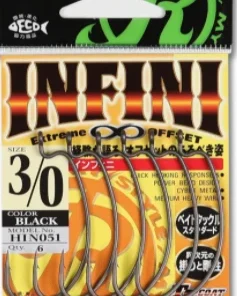 Ryugi Worm Hooks Infini Offset Wide Gap Worm Hook