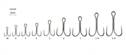 Ryugi Treble Hooks Pierce Double Hook