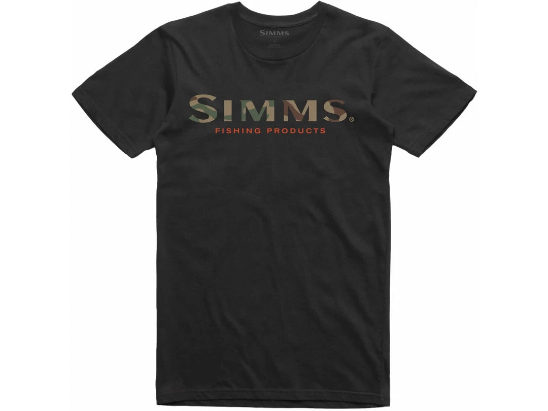 Simms Logo T-Shirt Short Sleeve Shirts 3 Simms Logo T-Shirt Short Sleeve Shirts