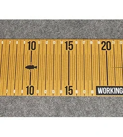 Working Class Zero Travel Ready Big Bass Board Scales/Measuring Boards
