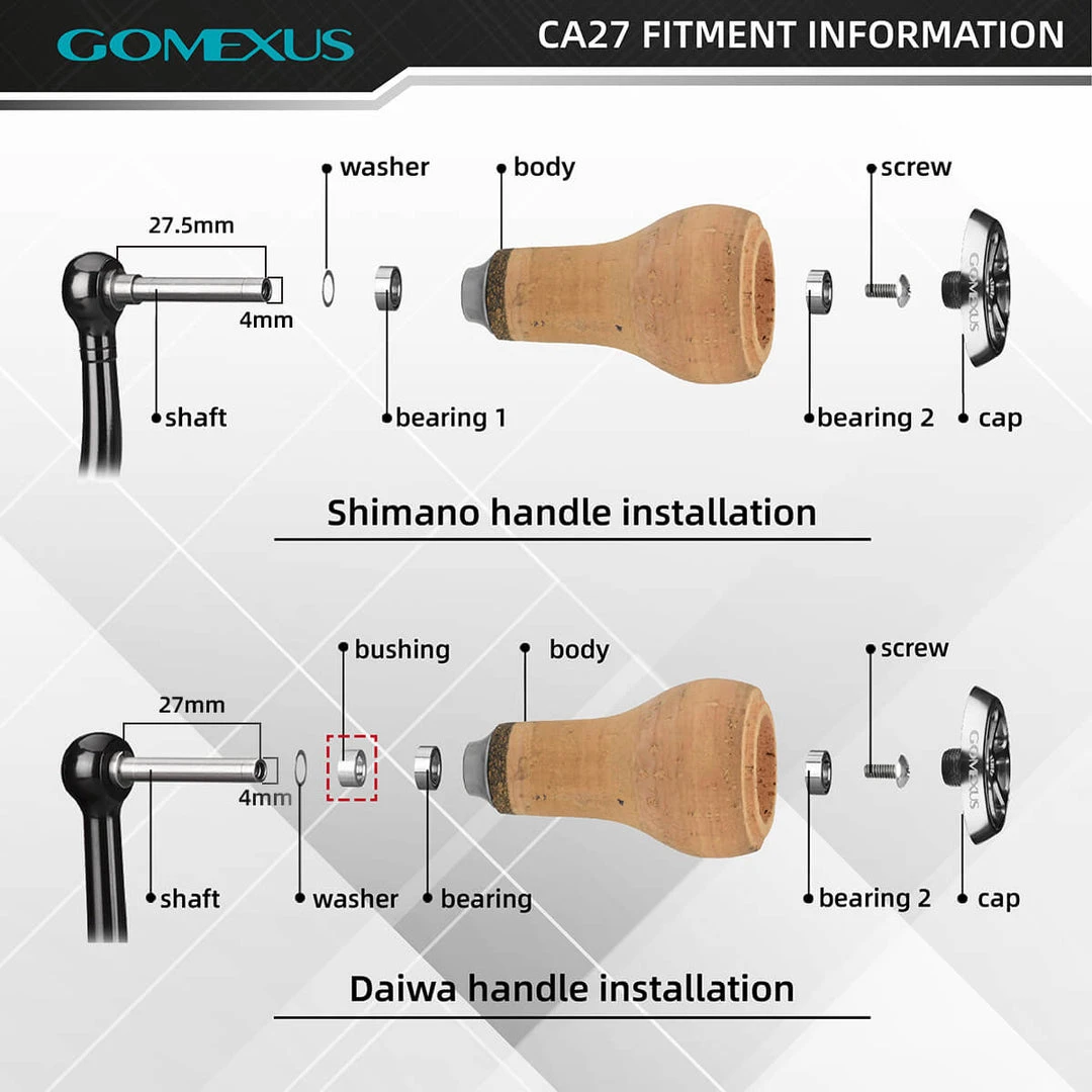 Gomexus Power Knob Cork CA27 7 Gomexus Power Knob Cork CA27