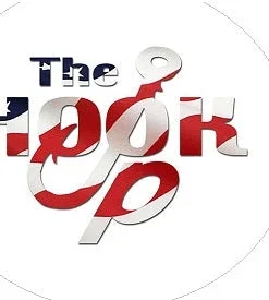 The Hook Up Tackle Stickers Flag Logo Sticker