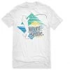 Big Bass Dreams Never Settle Graphic Tee Short Sleeve Shirts