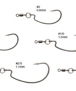 Nogales Worm Hooks HM Ring Offset Hook